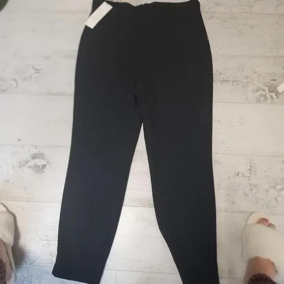 NWT Veronica Beard Ferdinand Bow Accent Skinny Pants - Black 16 High Rise